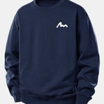 Letter Print Relax Fit Sweatshirt