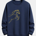 Year of the Horse Graphic Relax Fit Sweatshirt