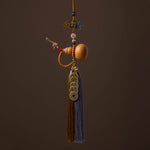 Buddha Stones Feng Shui Coins Gourd Chinese Knot Lucky Coins Five Emperor Money Wealth Tassels Decoration