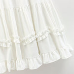 Layered Paneled A-Line Skirt