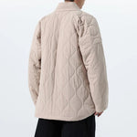 Cross-collar Loose Quilted Coat