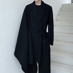 Irregular Cloak Cape Suit Coat