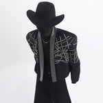 Rhinestone Loose Suit Jacket