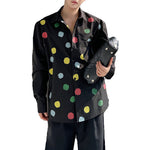 Polka Dot Print Loose Shirt