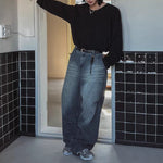 Loose-fitting Crew Neck Base Layer T-shirt