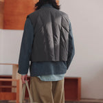 Retro Japanese Loose Short Down Vest