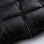 Stand-up Collar Solid Color Casual Cotton Jacket
