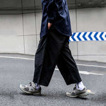 Japanese Solid Color Straight Leg Pants