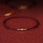 FREE Today: Provide Support Golden Bead Protection Braided Rope Bracelet Anklet