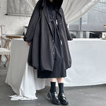 Warm Loose-fitting Hooded Wool Coat