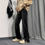 Street Zip Straight Jeans