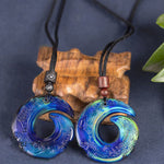 Color-Changing One's Luck Improves Design Pattern Liuli Crystal Necklace Pendant