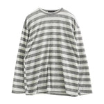 Flowy Loose-fitting Striped T-shirt