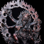 Buddha Stones Tibet Mahakala Bodhisattva Figurine Compassion Copper Statue Decoration