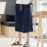 Button Loose Casual Harem Pants