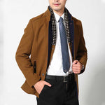 Stand Collar Slim Coat