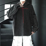American Washed Retro Denim Hoodie