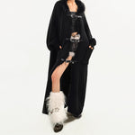 American Loose Wool Knitted Cardigan