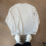 235g Cotton Double-needle Crew Neck Long-sleeved T-shirt