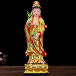 Buddha Stones Chenrezig Bodhisattva Avalokitesvara Figurine Harmony Resin Statue Home Decoration