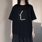 Irregular Pattern Casual T-shirt