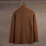 Slant-collared Thickened Vintage Shirt