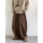 Retro Thick Woolen Loose Bloomers
