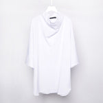 Simple Loose Pile Collar Short Sleeve T-Shirt