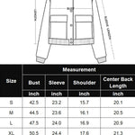 Zeagoo Women Bomber Jacket Casual Button Down Shackets
