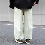 Japanese Solid Color Straight Leg Pants