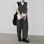 Women's Loose-Fit Striped Vest