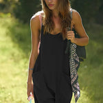 Zeagoo Jumpsuit Short Summer Sleeveless Rompers (DE Only)