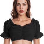 Zeagoo Dirndl Blouse Women's Costume Blouse (DE Only)