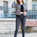 Zeagoo Short Bomber Jacket