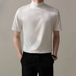 Casual Breathable Slim Fit Solid Color T-shirt