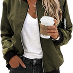 Zeagoo Short Bomber Jacket