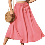 Zeagoo Skirt Long Elegant Skirts High Waist Maxi Skirt (DE Only)