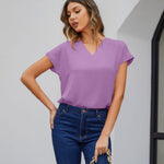 Zeagoo Women's Blouses Elegant Chiffon T-Shirt (DE Only)