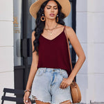 Zeagoo Tank Top V-Neck Sleeveless Summer Tops (DE Only)