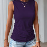 Zeagoo Ruched Tank Tops Dressy Casual Shirts