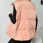 Zeagoo Women Puffer Vest Winter Warm Zip Up Padded Outerwear