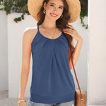 Zeagoo Tank Top Damen Sommer Neckholder Oberteile (DE Only)