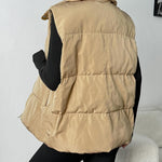 Zeagoo Women Puffer Vest Winter Warm Zip Up Padded Outerwear
