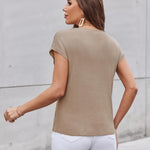 Zeagoo Sleeveless Cape Sleeve Knit Ribbed Tank Tops