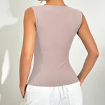 Zeagoo Going Out Tops Slim Fit Sleeveless Crop Tank Tops