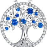 Tree of Life Sapphire Necklace