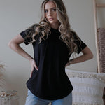 Zeagoo T-Shirt Short Sleeve Tops Casual Crew Neck Blouse (DE Only)