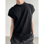 Summer Loose-fitting Mock Neck Vest
