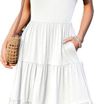 Zeagoo Summer Dress Women's Dresses Short Sleeve Dress (DE Only)