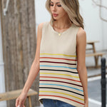 Zeagoo Sweater Vest Women Crew Neck Sleeveless Tank Tops